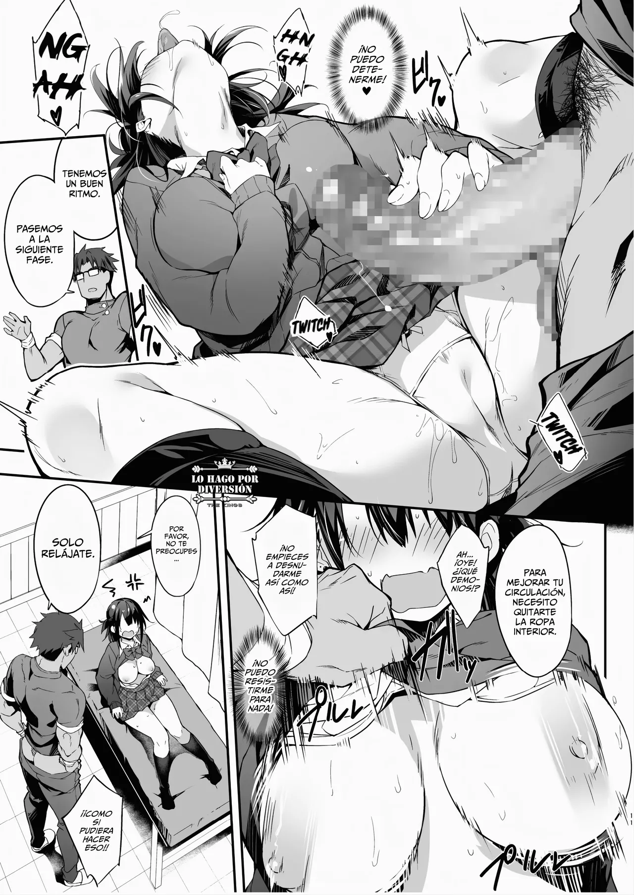 Hikou Seitai de Seikando MAX Shijutsu Sarechau JK.｜Las Zonas Erógenas de una Chica de Preparatoria se Ponen al Máximo por Acupresión. page 12 full