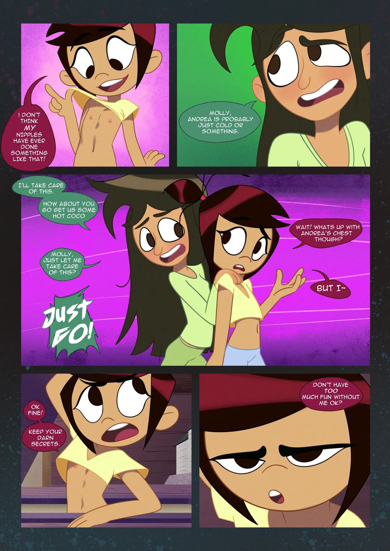 Girls Sleepover GONE WRONG GONE SEXUAL page 6 full