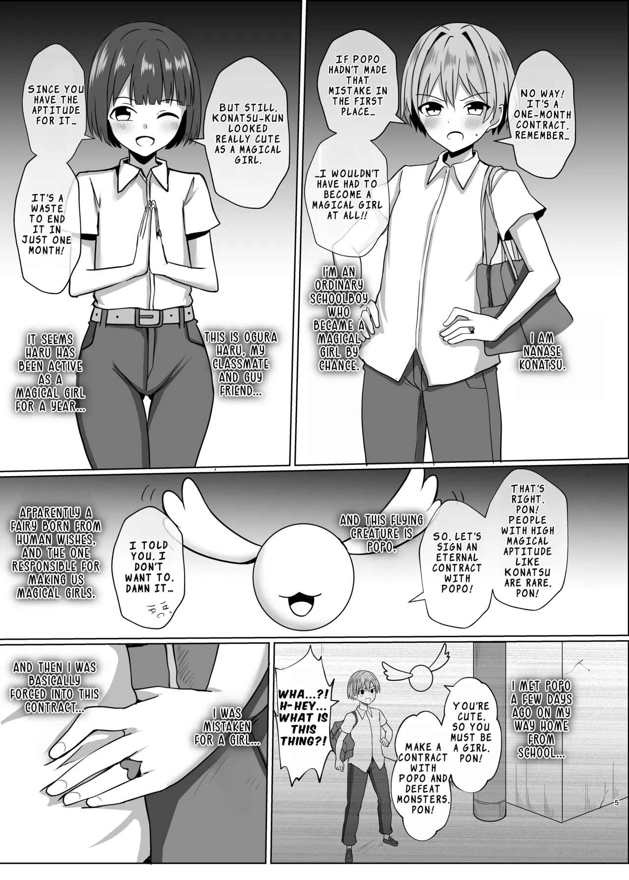 Otokonoko Mahou Shoujo no Ecchi na Maryoku Hokyuu | Femboy Magical Girl’s Naughty Mana Recharge page 4 full