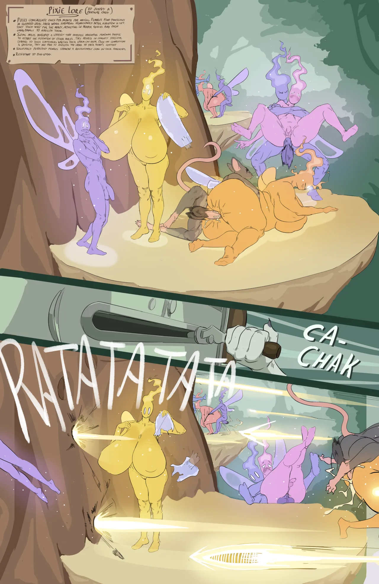 Gunwitch Commission for FreakyGrim page 1 full