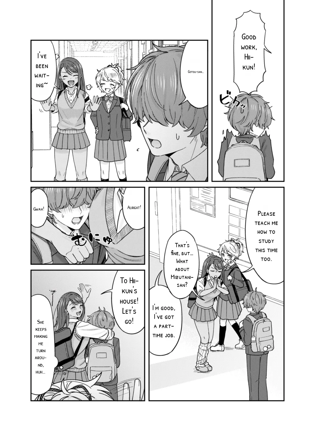Kuro Gyaru Osananajimi to Himitsu no Benkyou Shichau Hanashi page 4 full