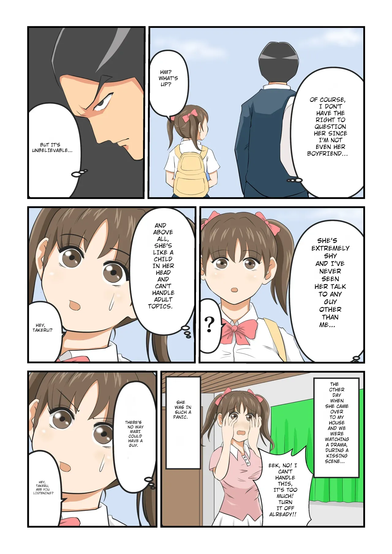 Attouteki Loli Kyonyuu no Osananajimi ga Charao ni NTR saremashita. ~Zenpen~ page 12 full