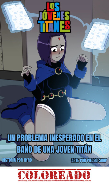 [PieceofSoap] Un problema inesperado en el baño de una joven titán [COLORED] [COMIC] [SPANISH] [TRANSLATED] cover
