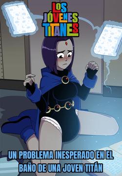 Un problema inesperado en el baño de una joven titán