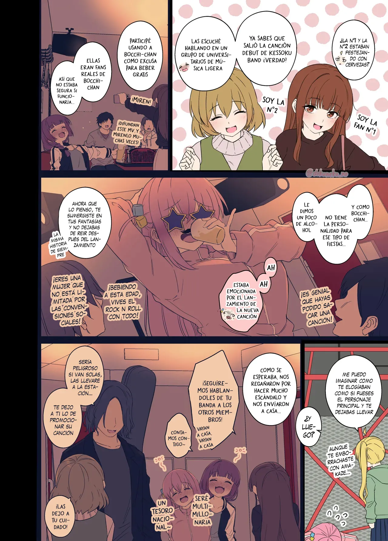 Gotou Hitori ni Warui Koto o Suru Hanashi - Haciéndole cosas malas a Hitori Gotou estando borracha page 3 full