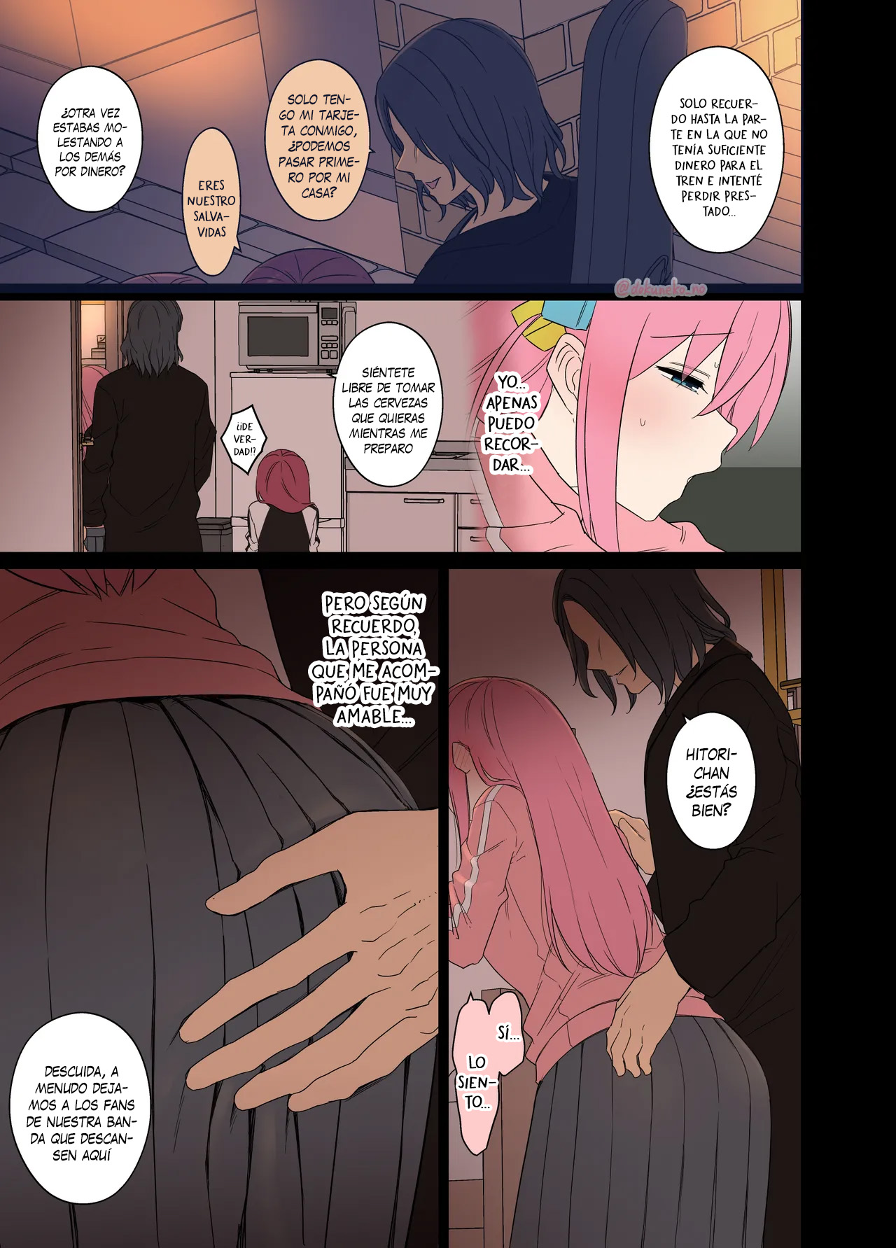 Gotou Hitori ni Warui Koto o Suru Hanashi - Haciéndole cosas malas a Hitori Gotou estando borracha page 4 full