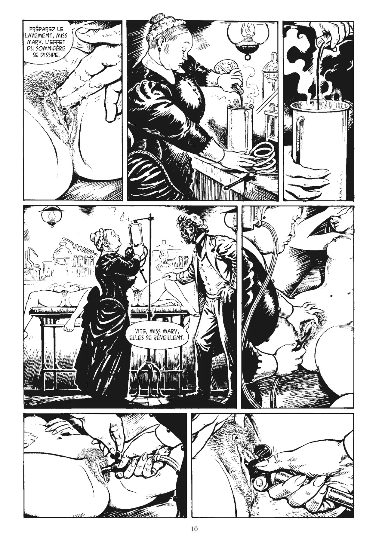 L'Antre de la Terreur - Les aventures sexuelles de Lilian et Agathe page 12 full