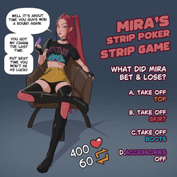 Mira's Strip Poker Strip Game