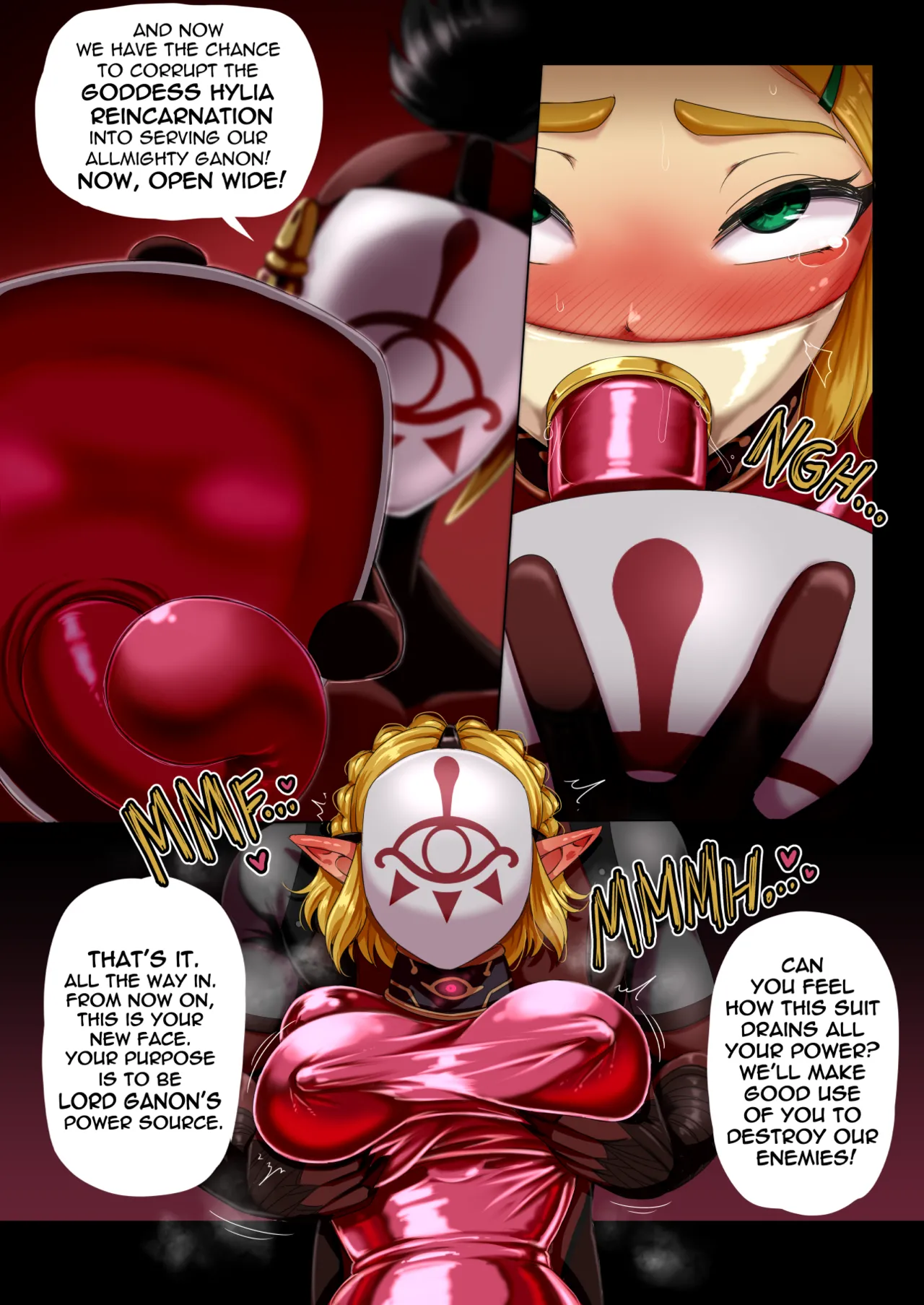 Princess Zelda Kidnapped - Comic page 9 full