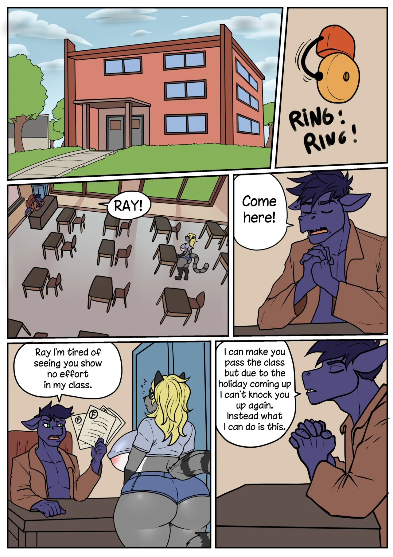 Ray's Punishment page 1 full