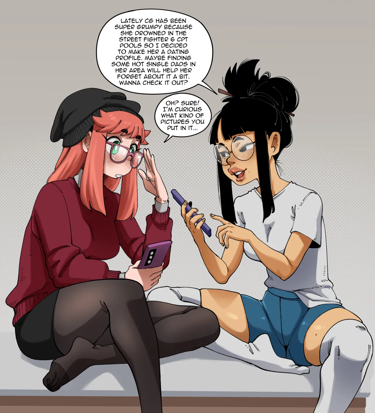 CG on Tinder page 1 full