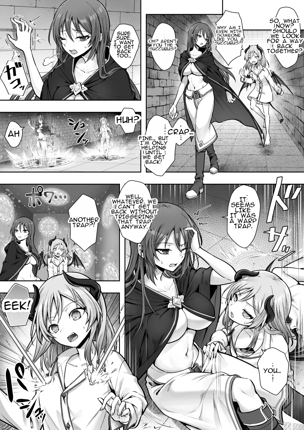 Shuzoku Henkou no Trap de Ningen Kenshi Osu ga Mesu Succubus ni! | A Male Human Swordsman Turns Into a Female Succubus Due to a Species-changing Trap! page 7 full