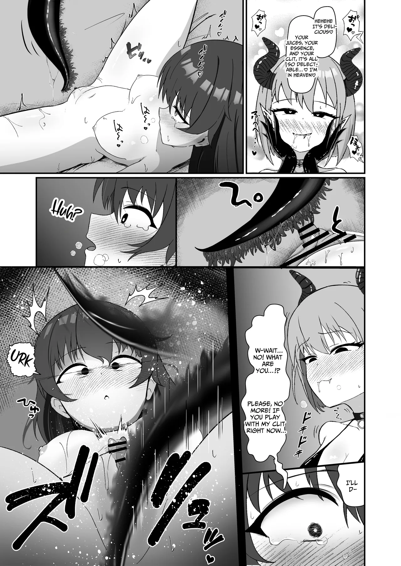 Sora-chan wa Inma no Kazoku ni Narimashita | Sora, the Sapphic Succubus's Human Sex Toy page 12 full