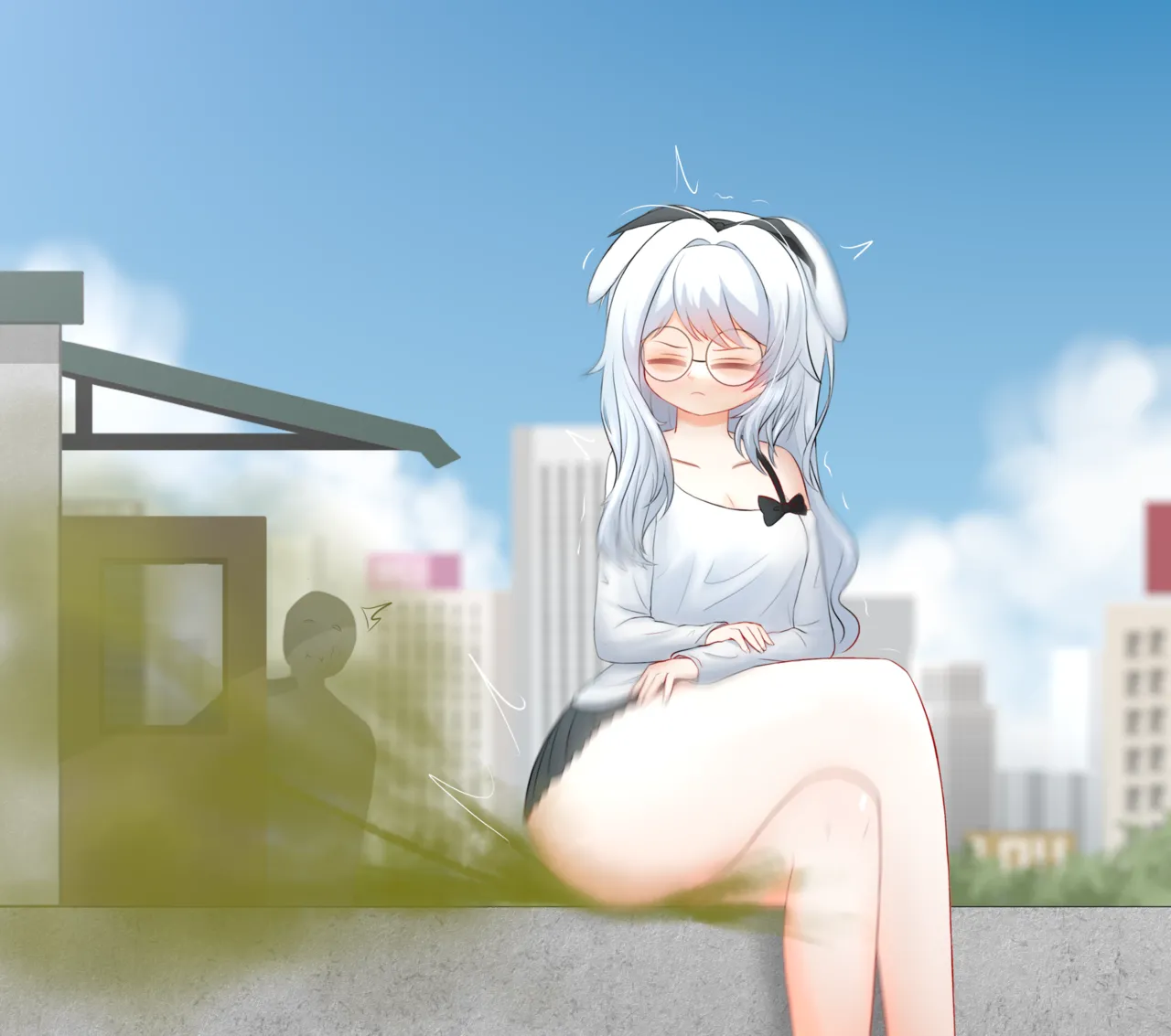 Rabbit Girl’s Rooftop Relief page 11 full