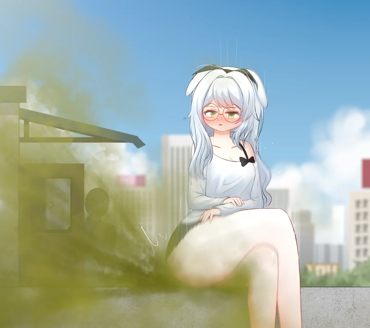 Rabbit Girl’s Rooftop Relief page 12 full