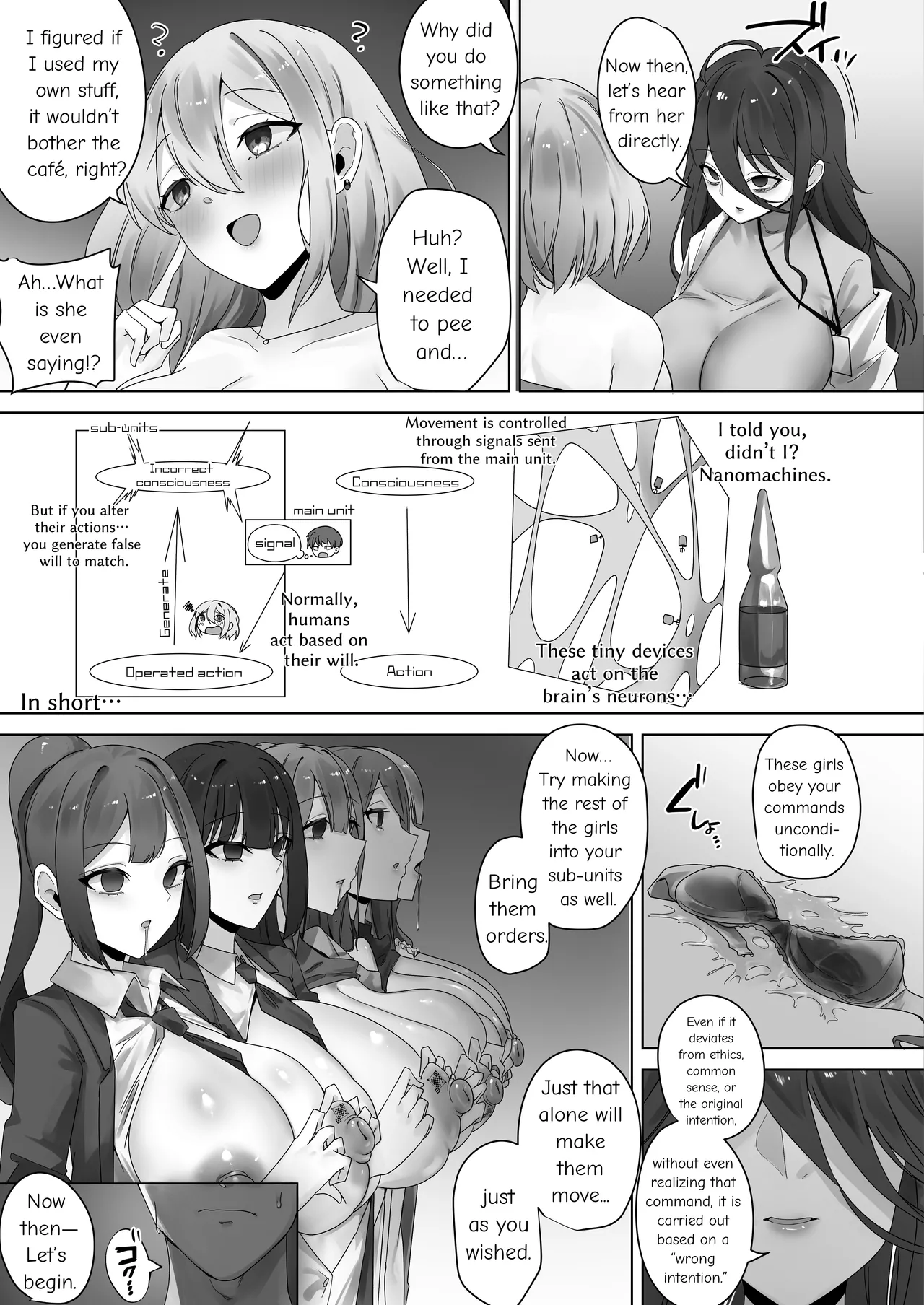 Nano Machine Touyo ni Yoru Tanmatsuka Josei Kotaigun e no Sousa Kanousei ni Kan suru Shokousatsu page 12 full