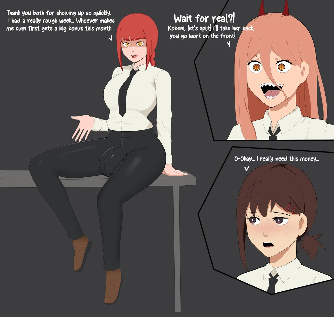 Makima, Kobeni & Power page 1 full