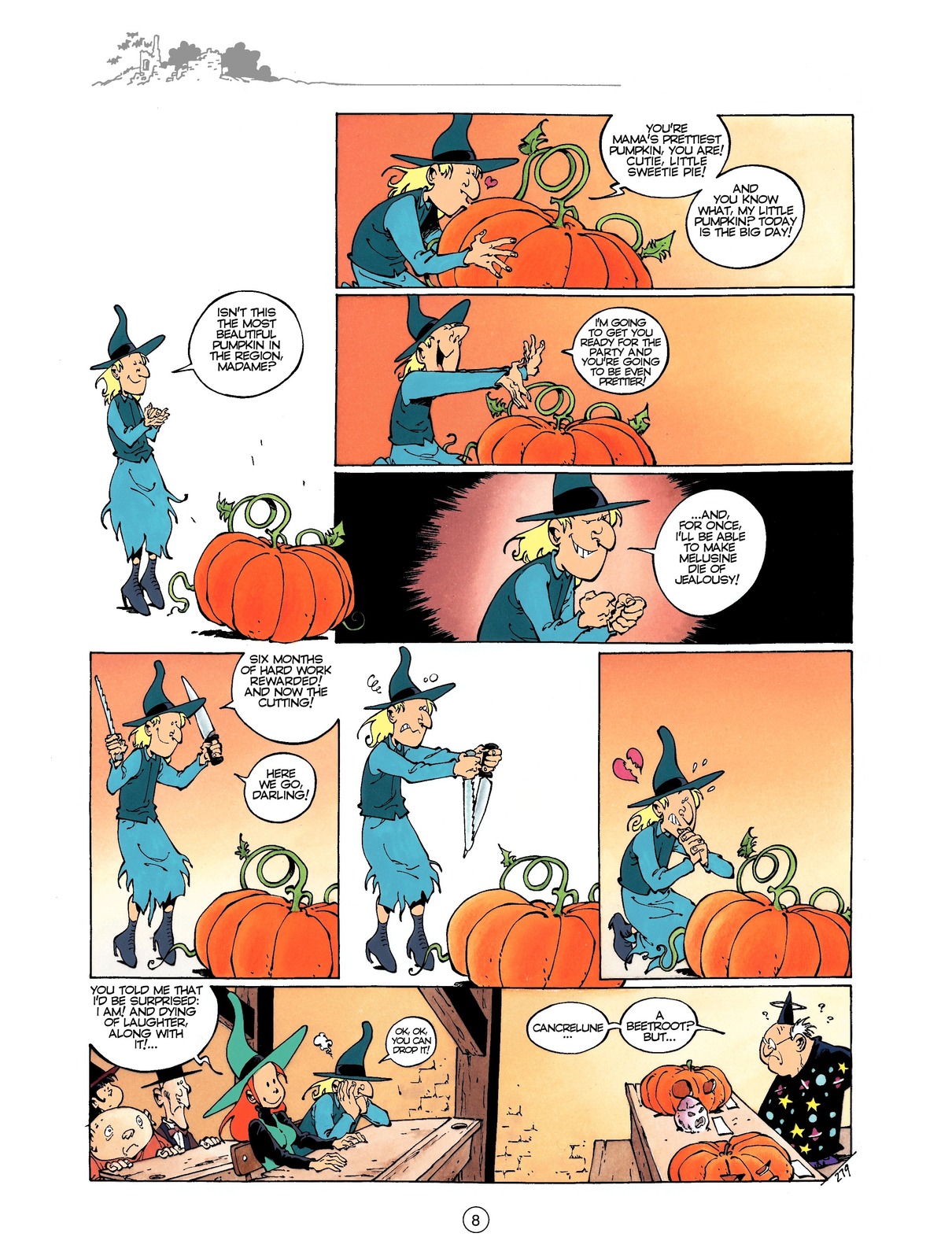 Mélusine #08 - Gilson & Clarke - Halloween, 2001 page 8 full