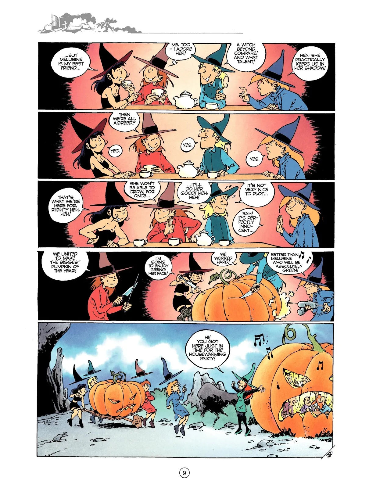 Mélusine #08 - Gilson & Clarke - Halloween, 2001 page 9 full