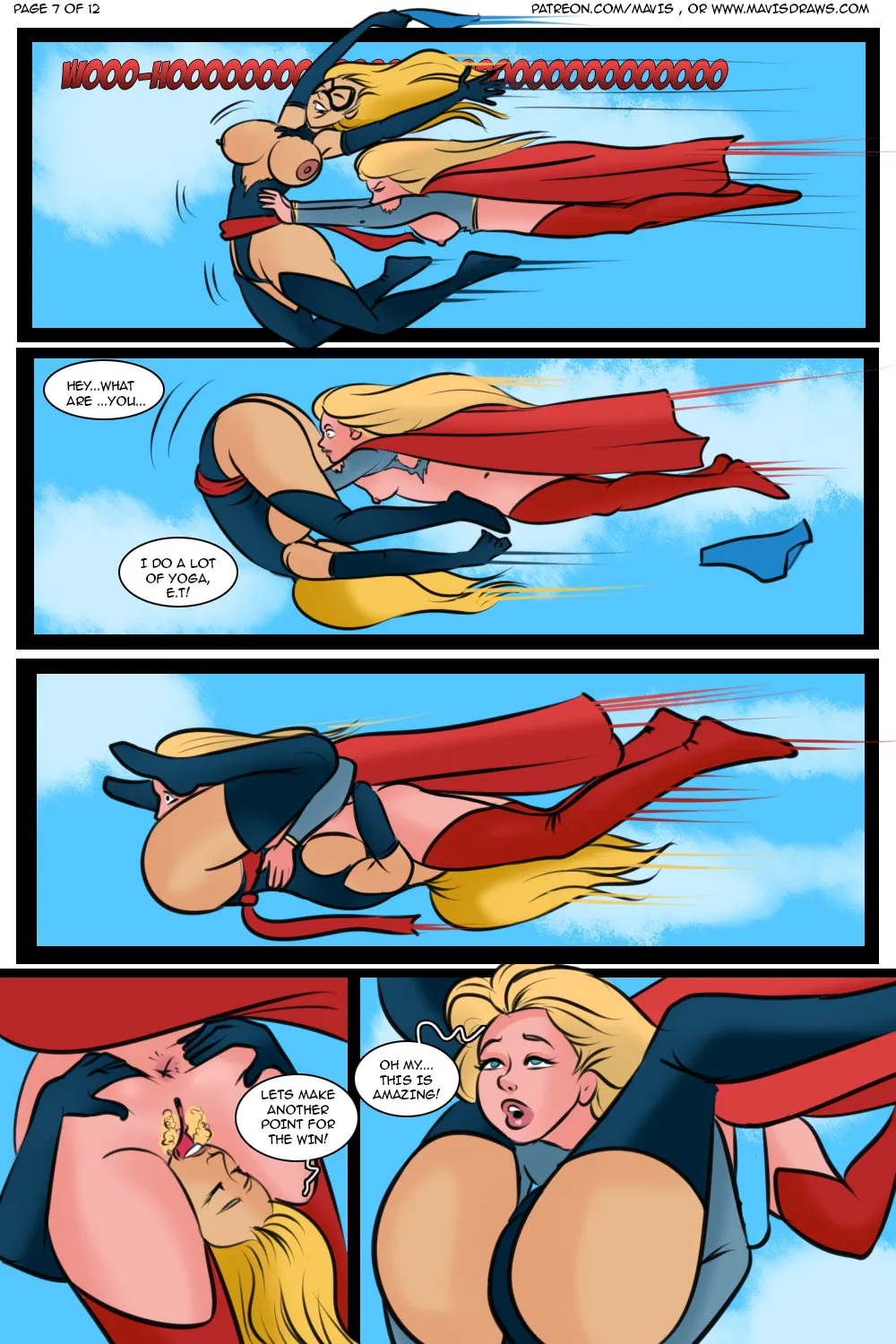 Battle of Supes: Supergirl vs Captain Marvel page 9 full