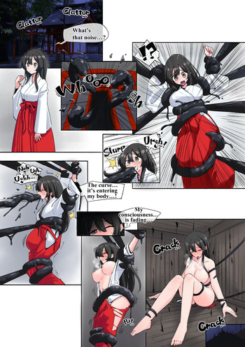 [Unoroute (UnoUsaya)] The Miko's Cursed Transformation and Poop cover