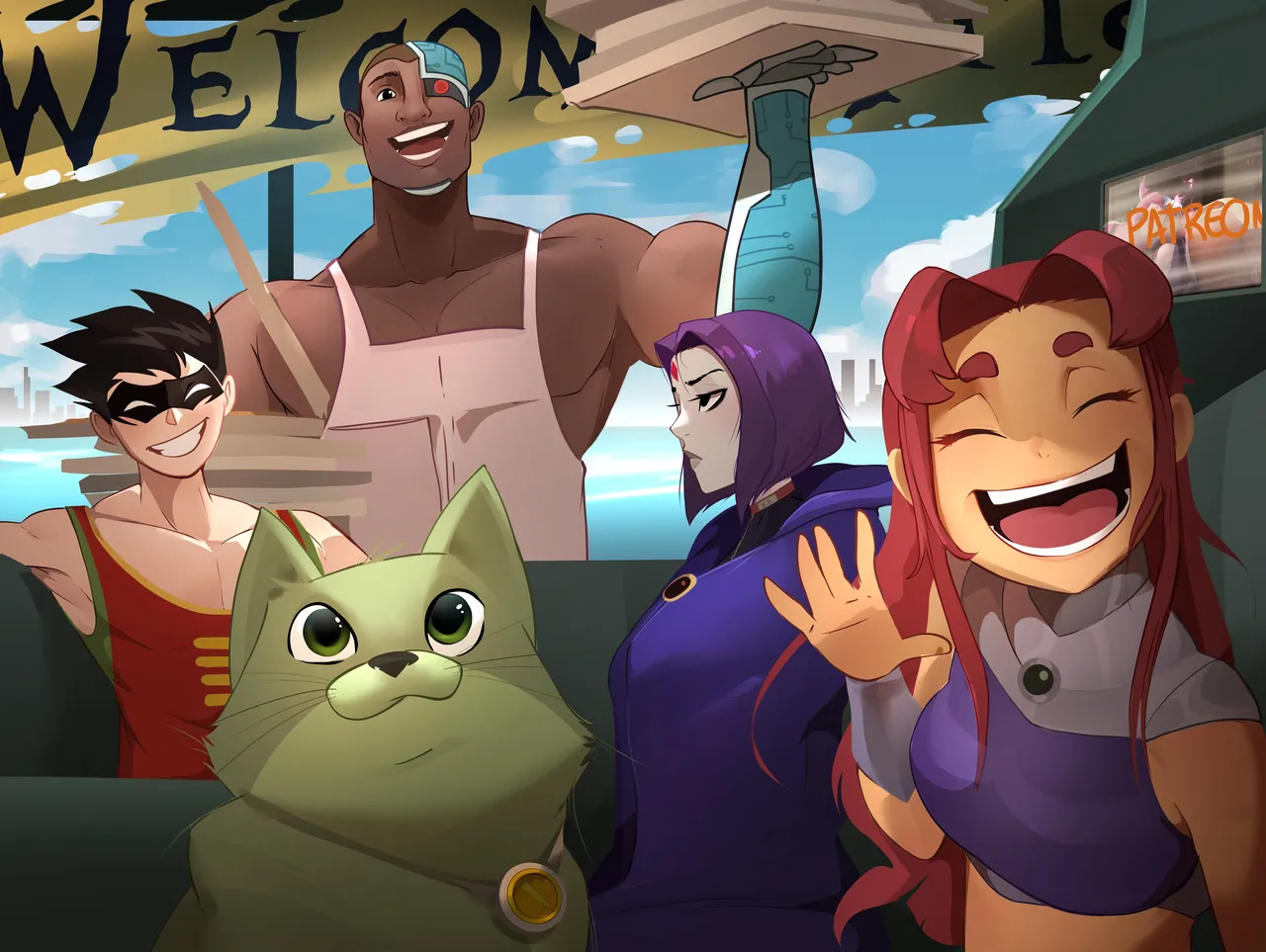 Teen Titans page 6 full