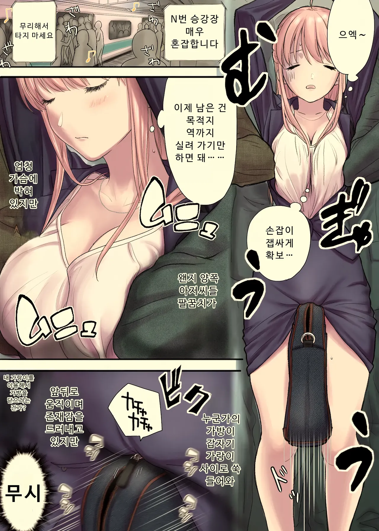 언니의 만원전철+오마케 page 4 full