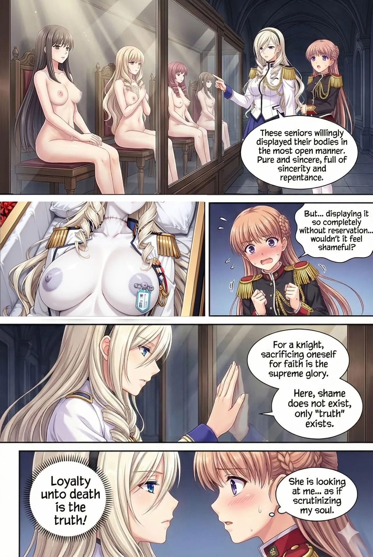 Sacrifice of the female knights 骑士学院英灵殿 page 12 full