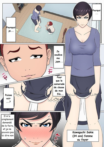 [Chaofan Chaofan] Musuko no Doukyuusei o Dorobou Atsukai Shite Shimatta Bakkari ni... ~Shitagi Feti no Warugaki ni Yowami o Nigirarete Shimatta Tsuyoki Mama~ [French] cover