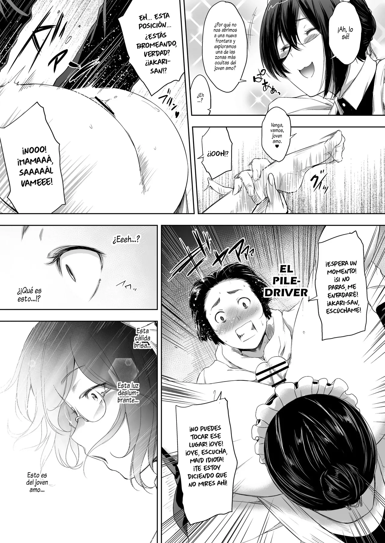 Maid Kanojo to Toshishita Kareshi｜El Joven Novio y La Novia Maid page 11 full