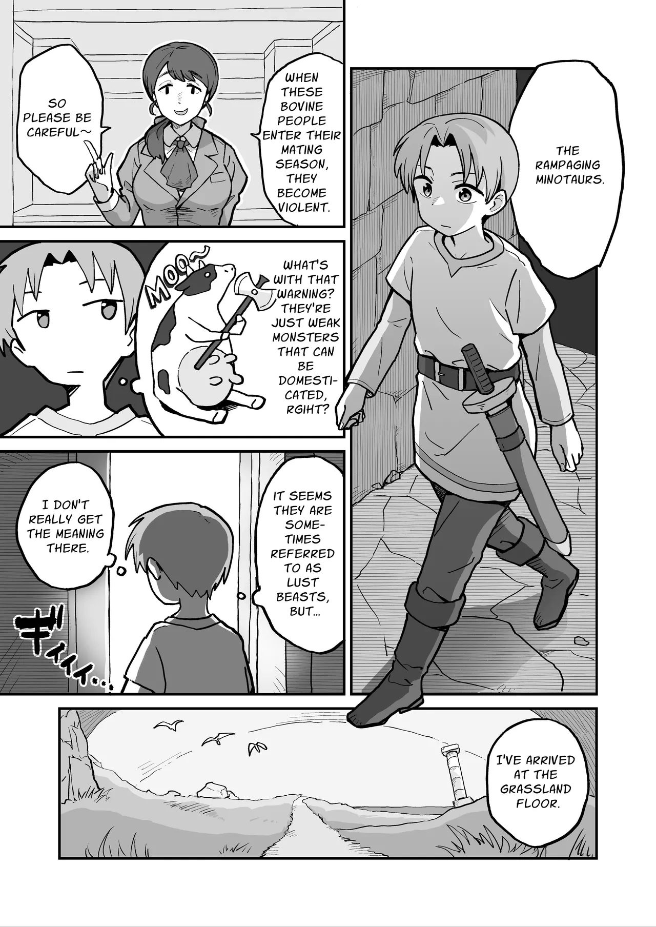 Cumsqueeze Dungeon ~Defeat the Horny Holstein!!~ page 3 full