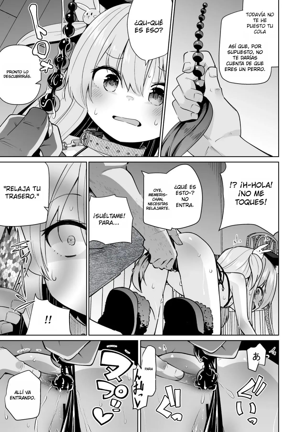 Memeris-chan no Ecchi na Wanwan Play｜El Juego de Perrita Sexy de Memeris-chan page 11 full