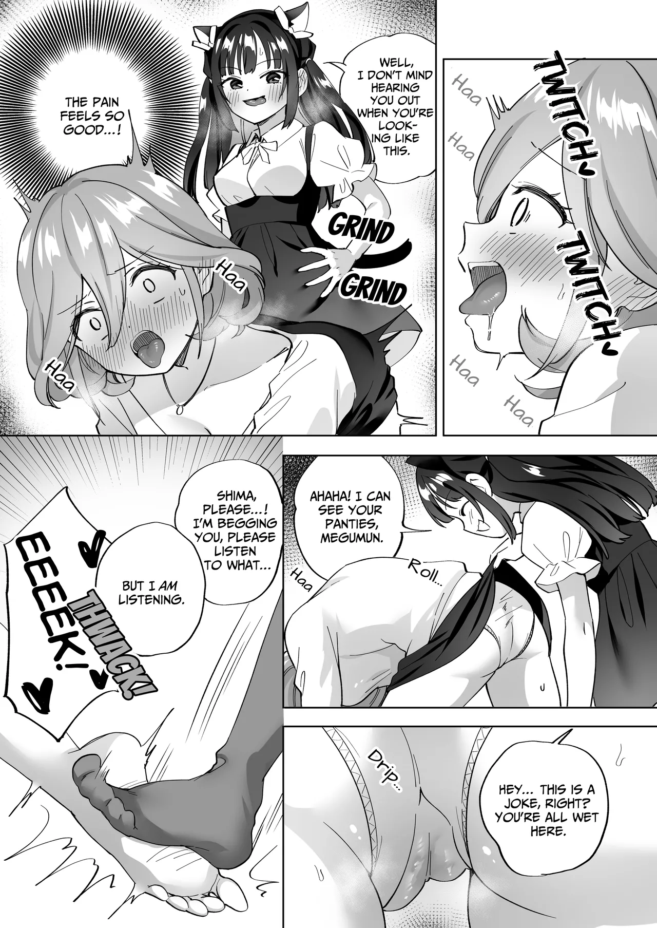 Do-M Dame Kaishain no Megumun wa Do-S Himo Jiraikei no Shima-chan ni Gyakuten shitai ※ Dekimasen | Masochist Office Lady Megumun Wants To Turn the Tables on Shima the Landmine Sadist page 6 full