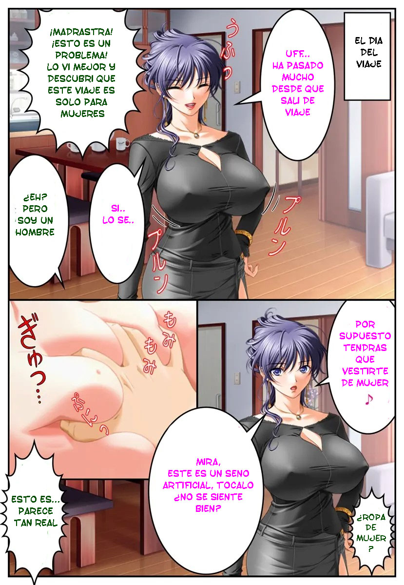 Oshioki Nyotaika Onsen ~Kinshin Soukan De Otokonoko Ryokou!?~ page 12 full