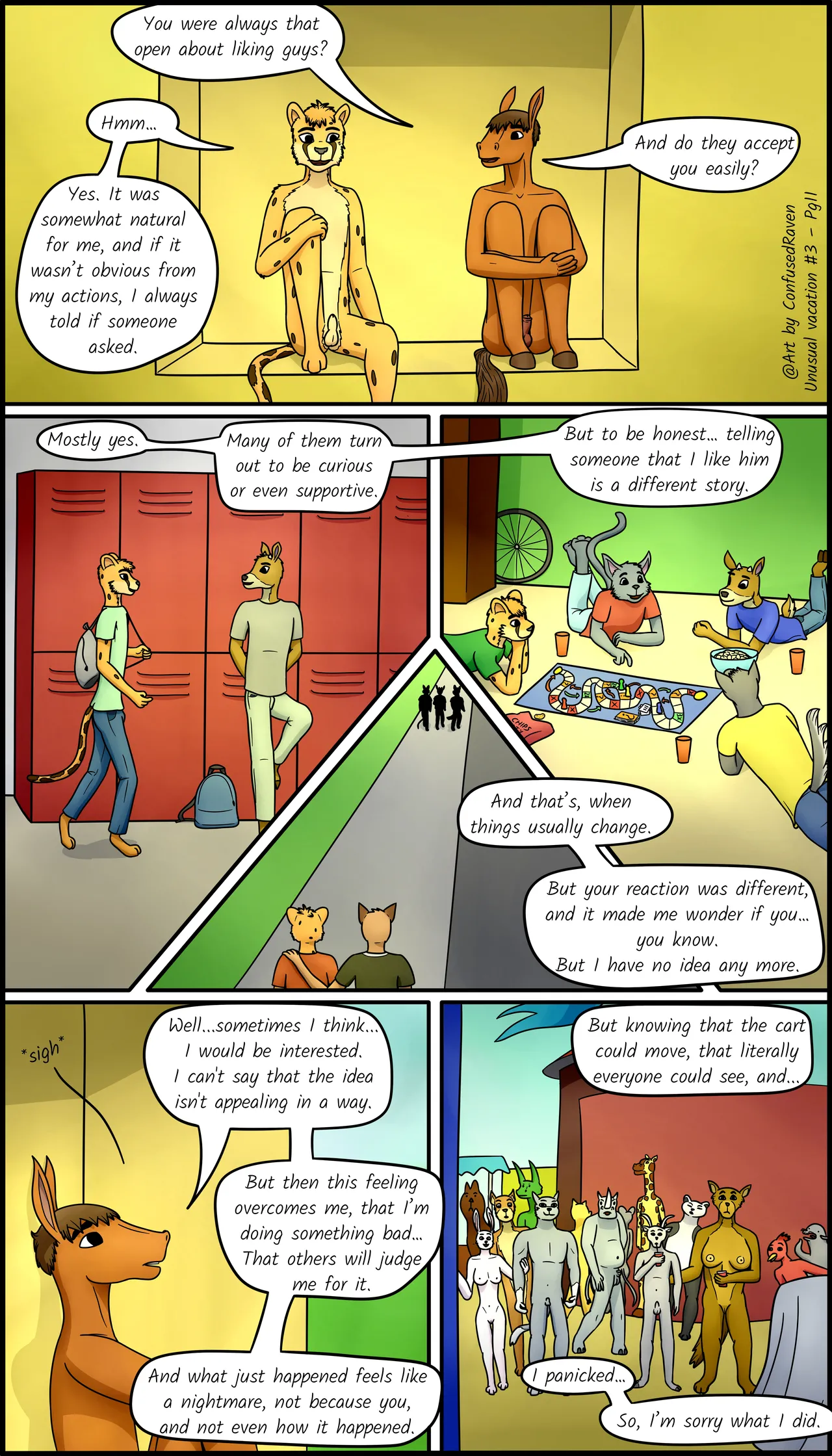Unusual Vacation #3 - The wolf and the sheep page 11 full