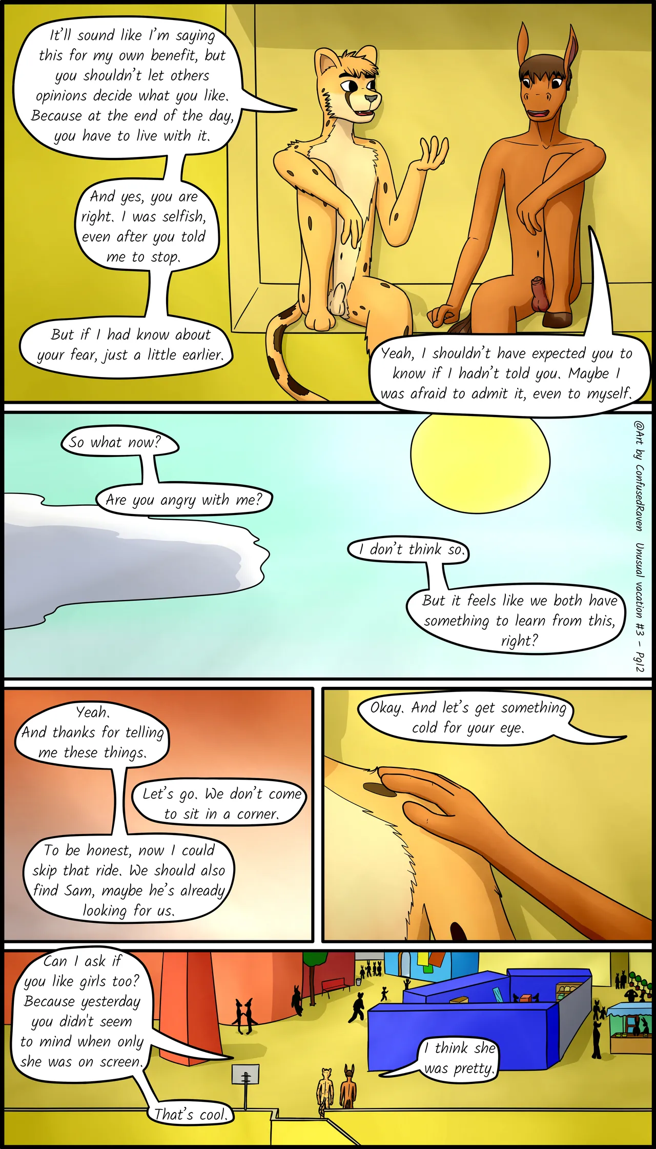Unusual Vacation #3 - The wolf and the sheep page 12 full