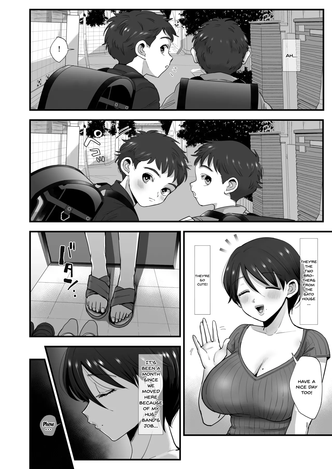 Hosome Ottori Kyonyuu Mama. | A Narrow-Eyed Gentle Big-Breasted Mama page 4 full
