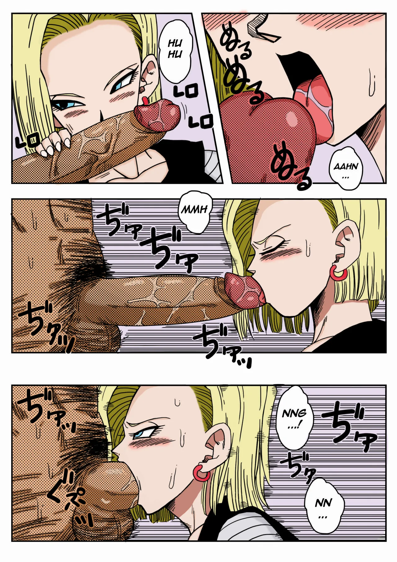 Mr. Satan vs Android 18 page 6 full