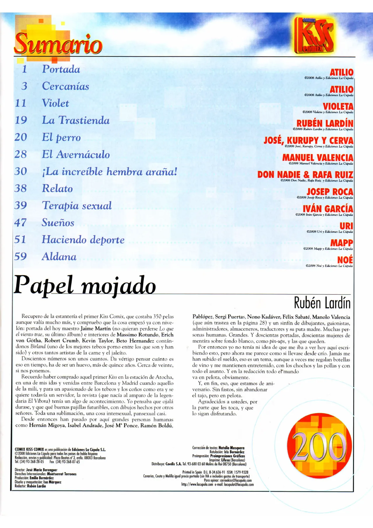 Kiss Comix #200 page 3 full