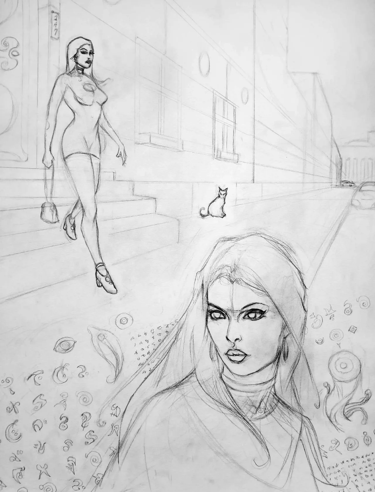 Nymphonomicon Digital Sketchbook page 9 full