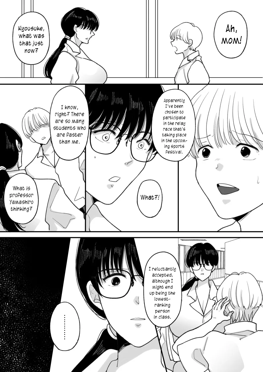 Suugaku Kyoushi no Kaa-san ga Taiiku Kyoushi ni Netorareru | My mother, the math professor, being stolen away by my gym professor, part 2 page 12 full
