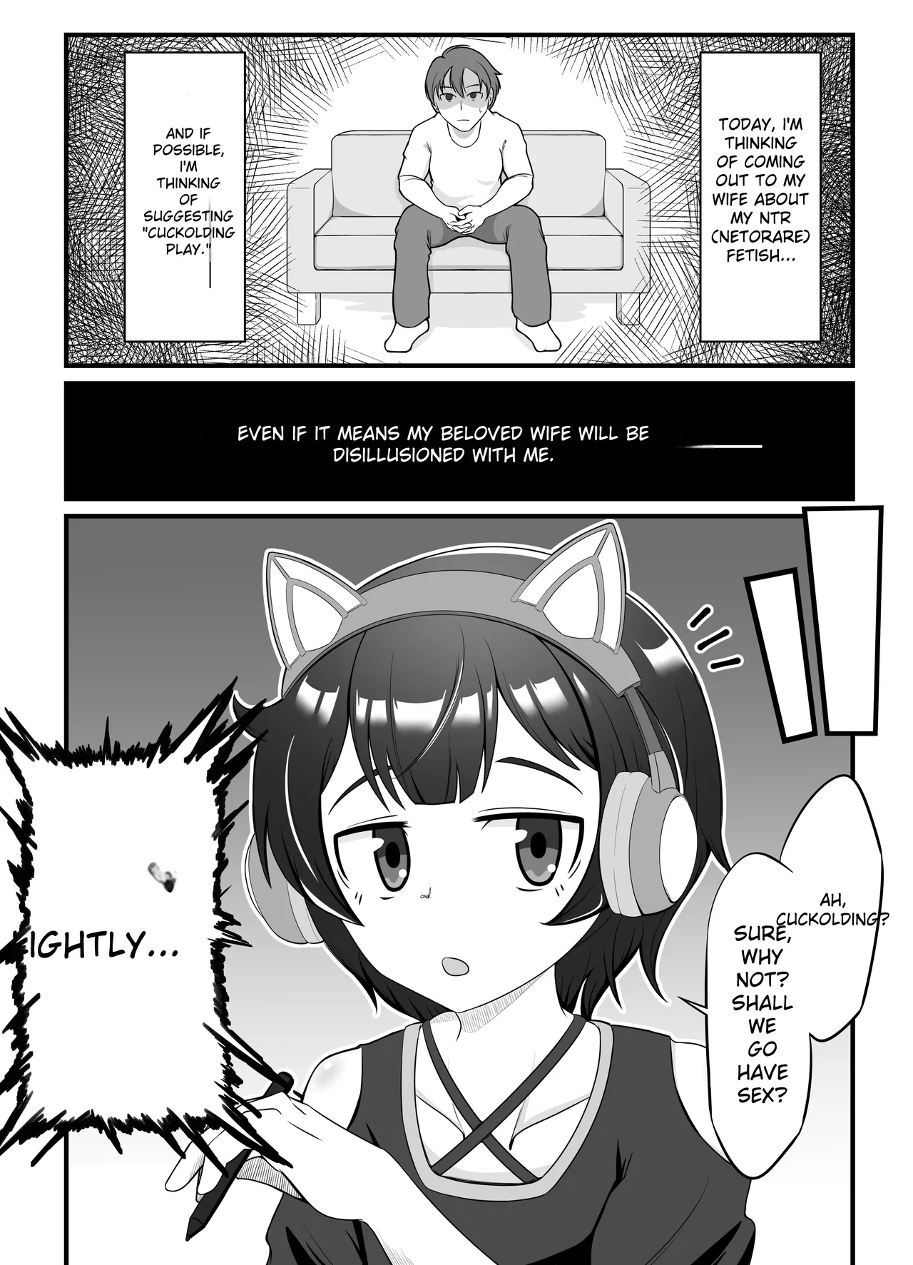 Muhyoujou na Hitozuma ga Netorase Aite ni Miseru Kao | An expressionless married woman The face she shows to her cuckold partner page 2 full
