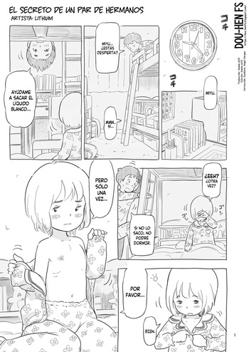 [Lithium no Kojin Circle (Lithium)] Aru Kyoudai no Himitsu | El secreto de un par de hermanos [Spanish] [Dou-Hen FS] [Digital] cover