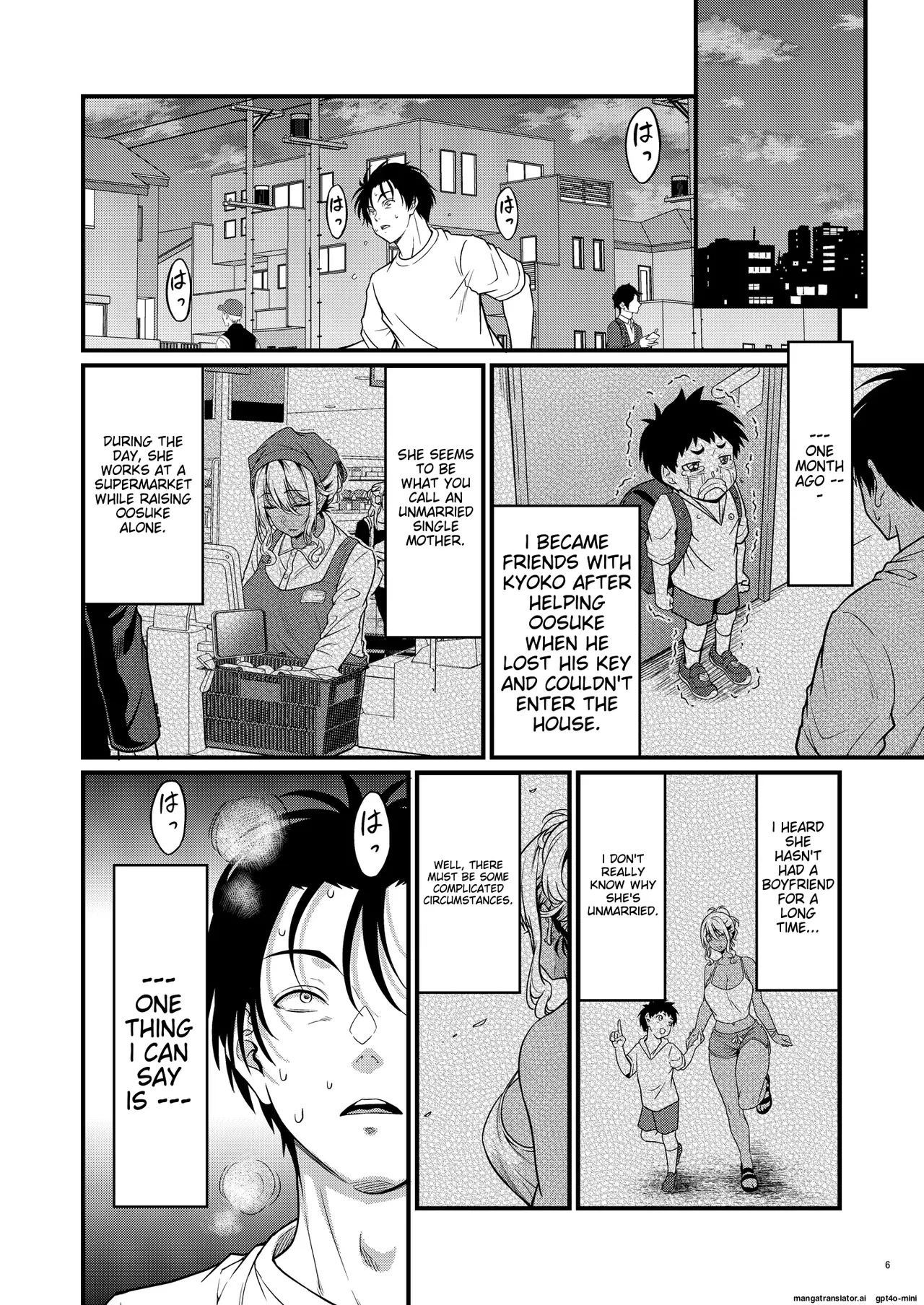 Yojouhan Ikken Apart de Komochi Dosukebe Rinjin to Asedaku Noukou na Otsukiai - A sweaty, intense relationship with a perverted neighbor with a child in a four and a half tatami mat apartment page 9 full
