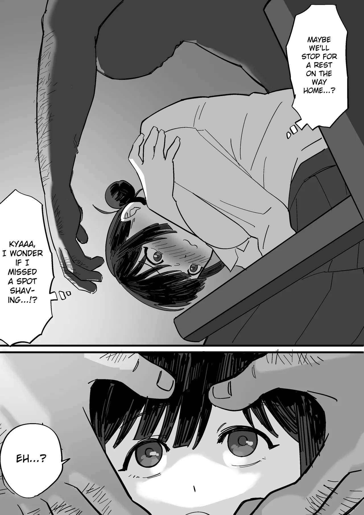 Akogare no Senpai to Tanoshii Eigakan Date no hazu ga... Shiranai Oji-san tachi ni Mawasareru page 12 full