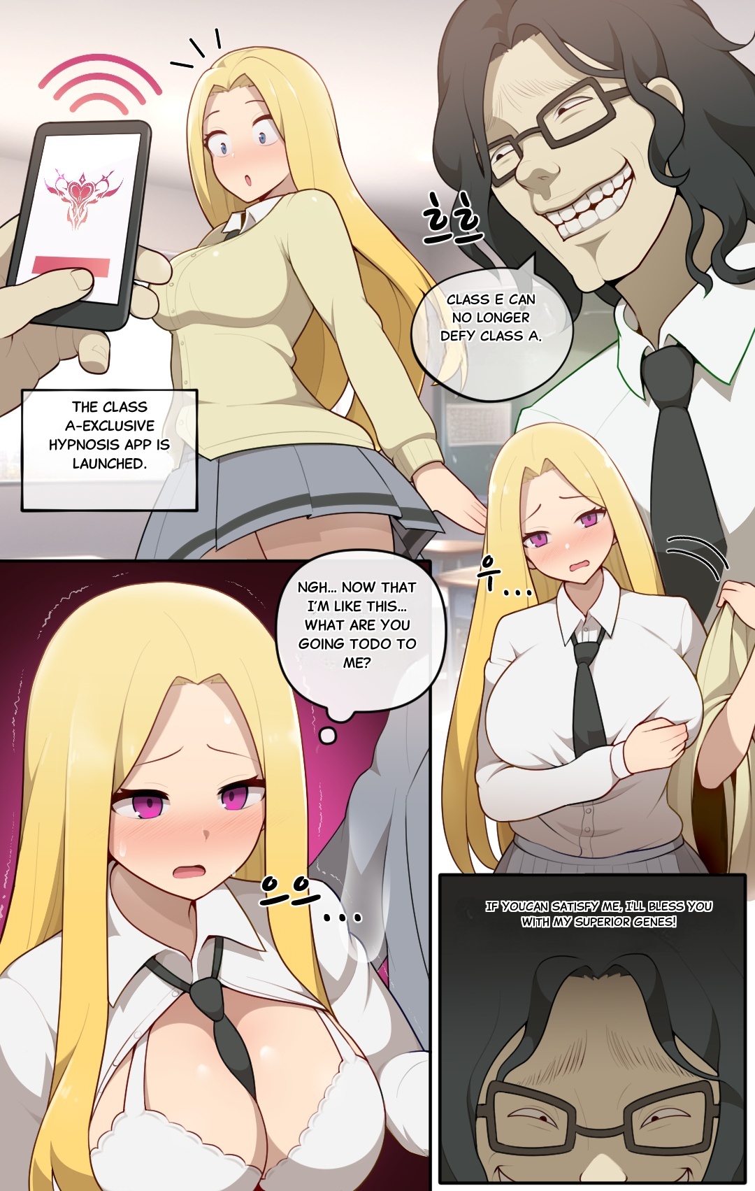 Class A Hypnosis app page 1 full