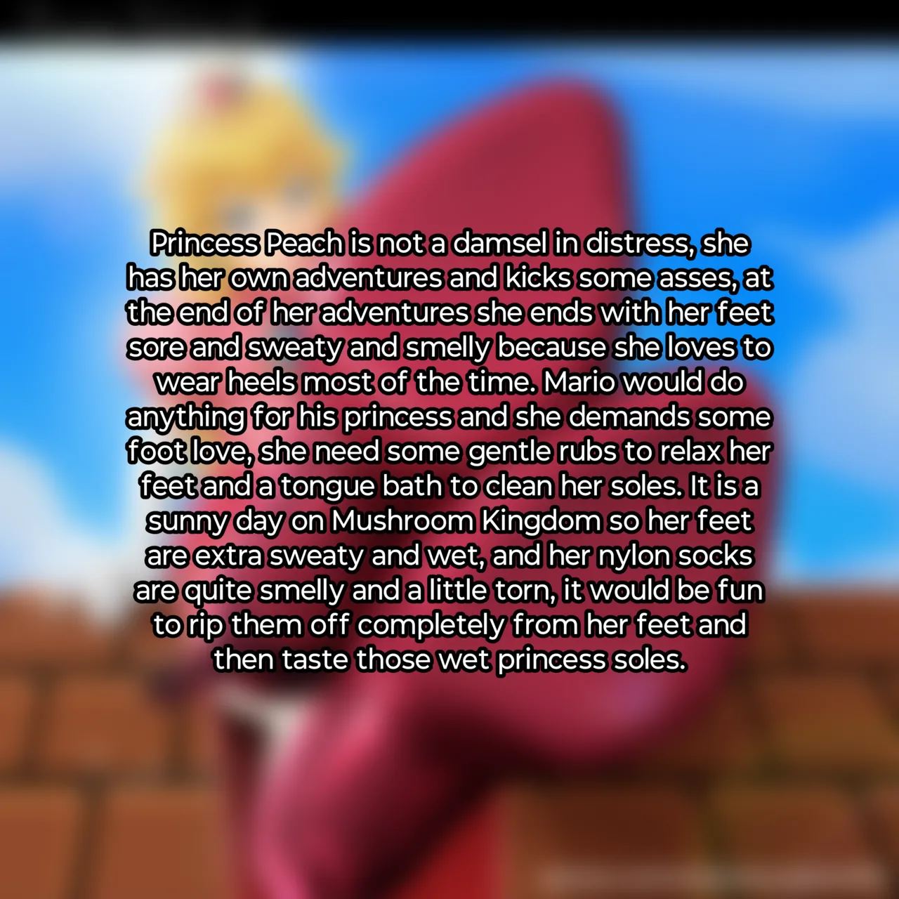 randomuseragain2016 - Peach Collection: Princess Peach Feet and Nylon Socks + Princess Peach and Princess Daisy Foot Worship  + Samus Aran and Peach foot worship page 1 full