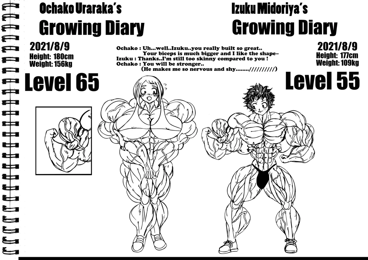 Izuku Midoriya's growing diaries page 12 full
