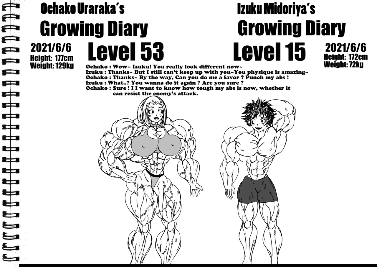 Izuku Midoriya's growing diaries page 4 full