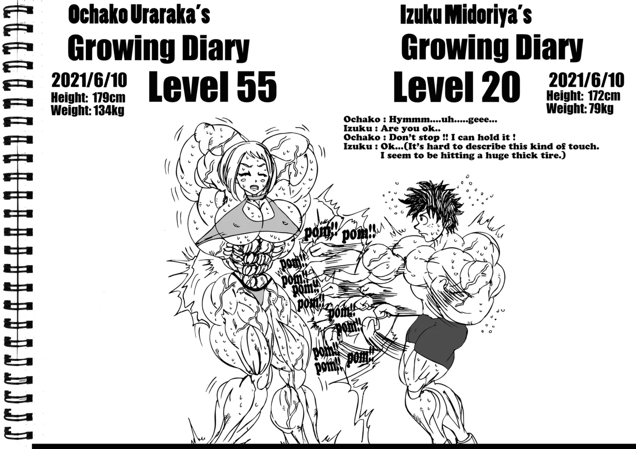 Izuku Midoriya's growing diaries page 5 full